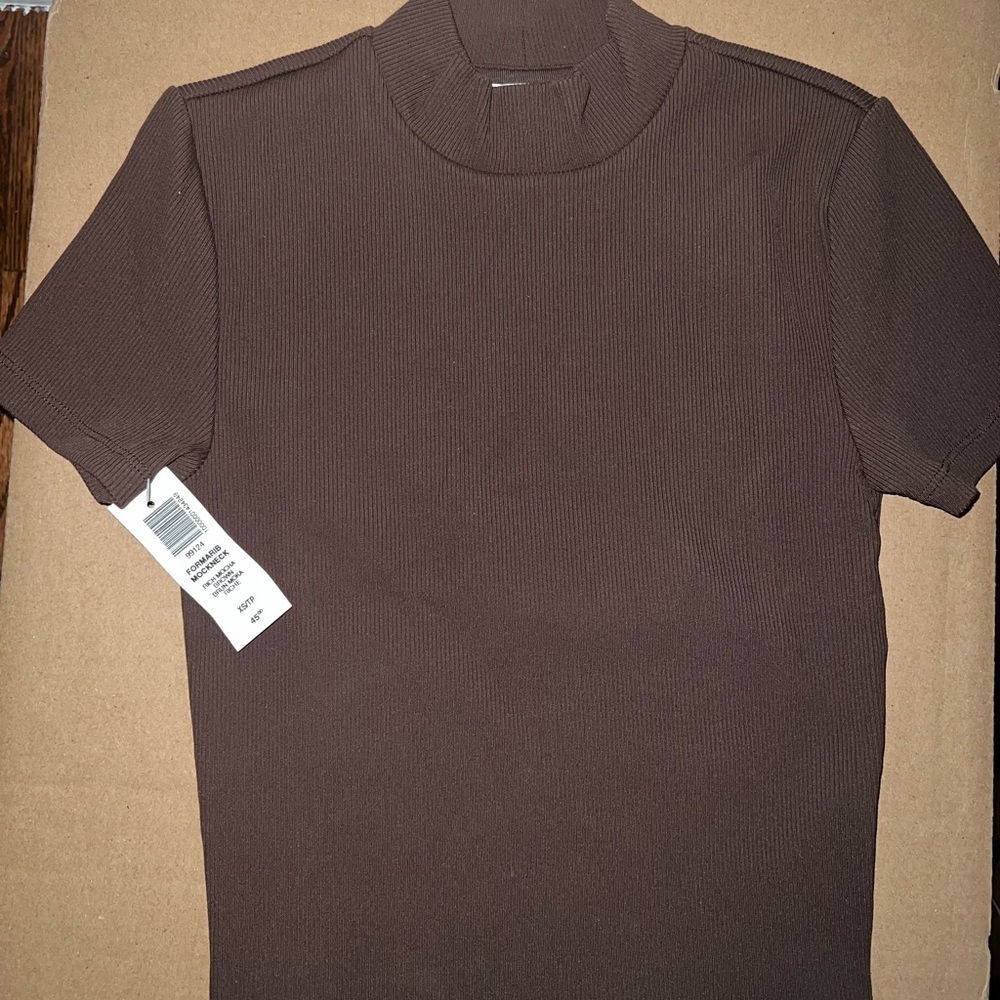 Aritzia Formarib mockneck